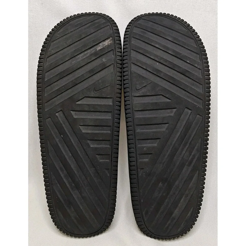 Nike Calm Slides Men's BLACK / BLACK Men's 17 Women's 18 Sandals‎ Flip Flops